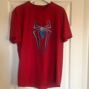 MAD Engine Red and Blue Spider-Man 2 Graphic Tee Men's Size Large